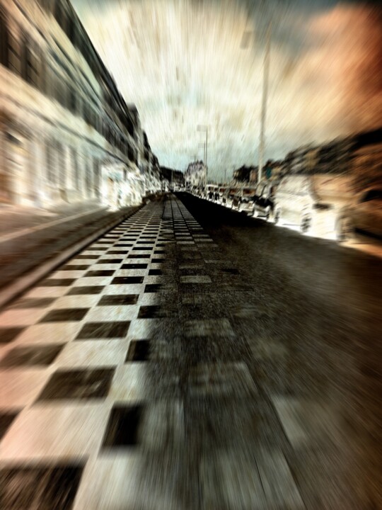 摄影 标题为“Route rapide à Sète” 由Claudine Ziga, 原创艺术品