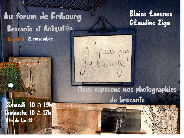 Φωτογραφία με τίτλο "EXPOSITION DE PHOTO…" από Claudine Ziga, Αυθεντικά έργα τέχνης, Χειρισμένη φωτογραφία