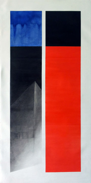 Pittura intitolato "pilares.jpg" da Claudinei, Opera d'arte originale, Olio