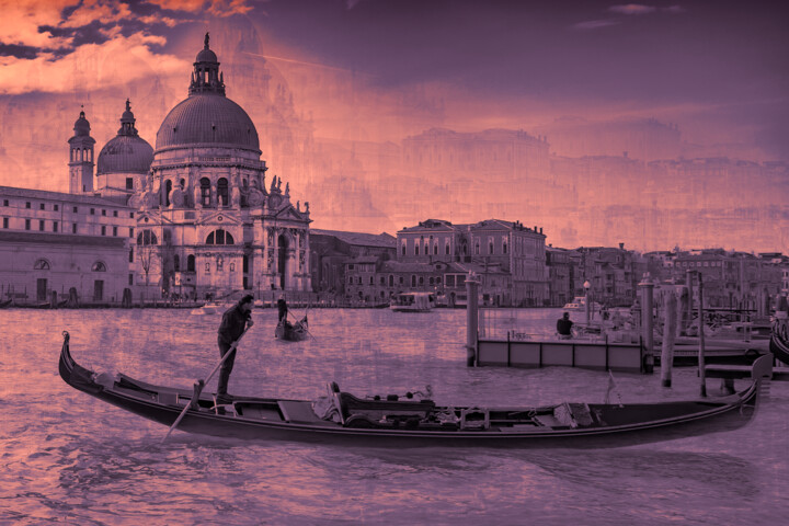 Digitale Kunst mit dem Titel "Venezia. La mia vis…" von Claudio Lepri  (Clep), Original-Kunstwerk, Manipulierte Fotografie