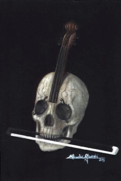 Painting titled "...Of Death" by Claudio Guasti, Original Artwork