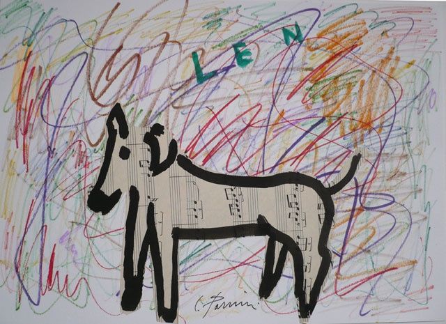 Disegno intitolato "len" da Claudio Parrini, Opera d'arte originale,