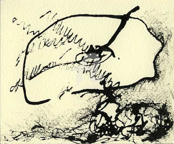 Disegno intitolato "alien 19" da Claudio Benvenuto Rossi, Opera d'arte originale