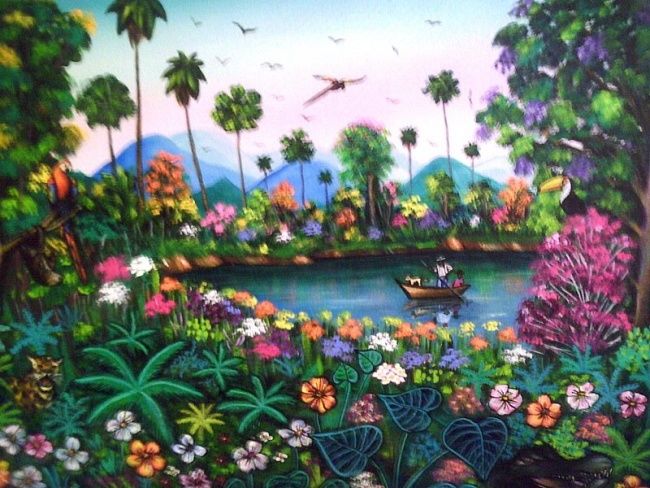 Pintura intitulada "." por Clauseline Clause, Obras de arte originais,