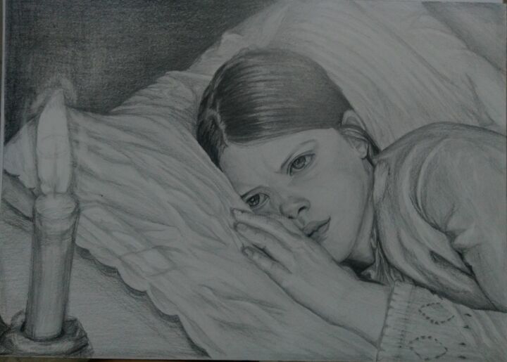 Drawing titled "Sem título" by Clayton André De Souza, Original Artwork, Pencil