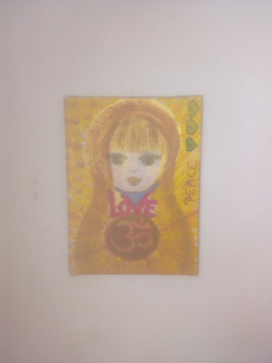 Painting titled "Poupée Russe" by Clea Delahaye, Original Artwork