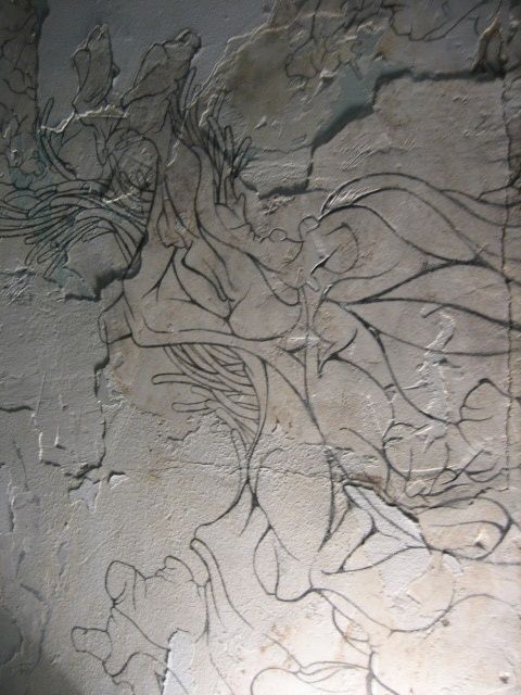 Drawing titled "DRAW on wall detail…" by Gaël Cleinow, Original Artwork