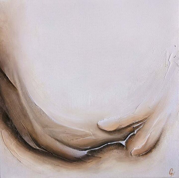 Peinture intitulée "Instinctive IV" par Clemence Pressac, Œuvre d'art originale, Huile Monté sur Châssis