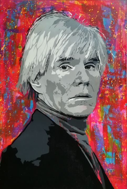 Andy Warhol, Painting by Sérgio Clemente | Artmajeur