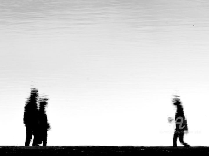 Φωτογραφία με τίτλο "Reflection Silhouet…" από Clémentine Palud, Αυθεντικά έργα τέχνης, Ψηφιακή φωτογραφία