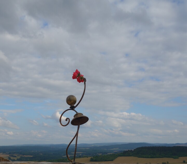 Skulptur mit dem Titel "Pose" von Clive Manuel, Original-Kunstwerk