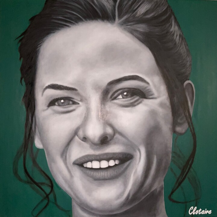 Pintura titulada "Rebecca Ferguson" por Clotaire Charriere, Obra de arte original, Oleo