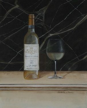 Painting titled "Domaine de Darlan 2…" by Clothilde D Adamo, Original Artwork, Oil