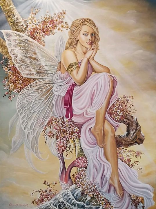 Painting titled "aiwen.jpg" by María Esperanza Ferreira Pinzón, Original Artwork