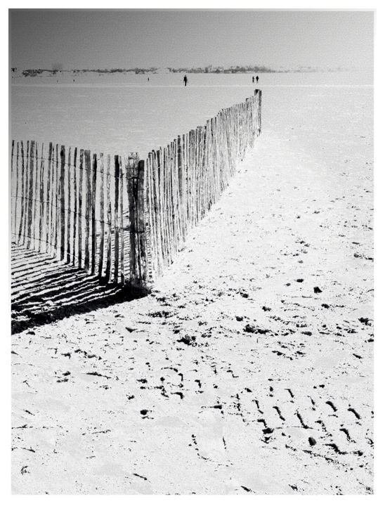 Fotografía titulada "plage-d'hiver#01.jpg" por Chupalia, Obra de arte original