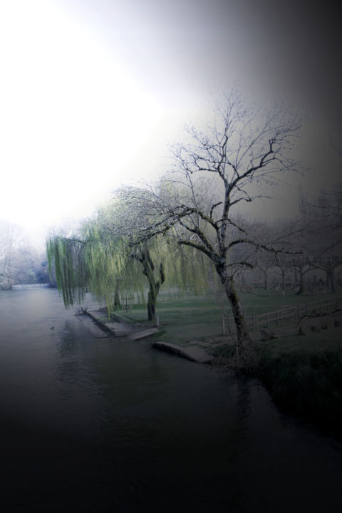 Photographie intitulée "Sous-la-pluie" par Chupalia, Œuvre d'art originale, Photographie numérique