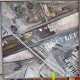 Pittura intitolato "New York" da Buzzy, Opera d'arte originale,