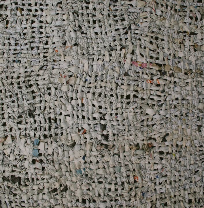 Art textile intitulée "trame-naturelle.jpg" par Cohco Le Guénédal, Œuvre d'art originale