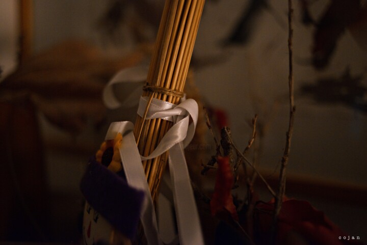 Photographie intitulée "white ribbon" par Cojan, Œuvre d'art originale, Photographie numérique
