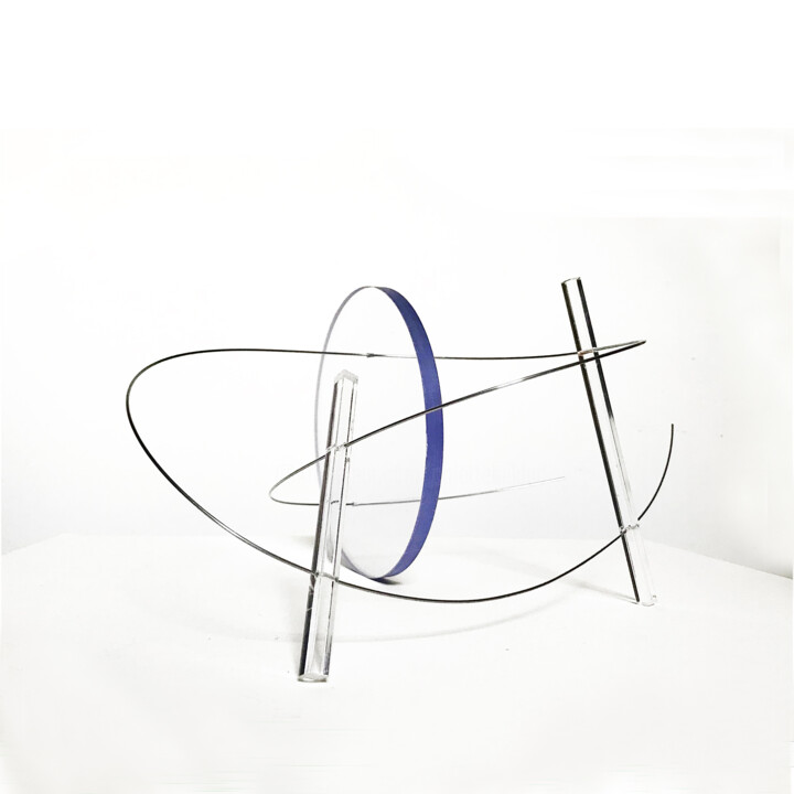 Скульптура под названием "STR n°22.02" - Colette Billaud, Подлинное произведение искусства, Нержавеющая сталь