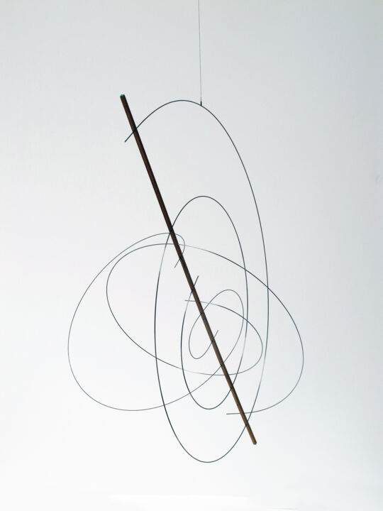 Sculpture intitulée "SUSPENSION 13/1" par Colette Billaud, Œuvre d'art originale