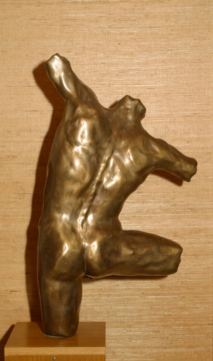 Скульптура под названием "torse de danseur" - Colette Jotterand-Vetter, Подлинное произведение искусства