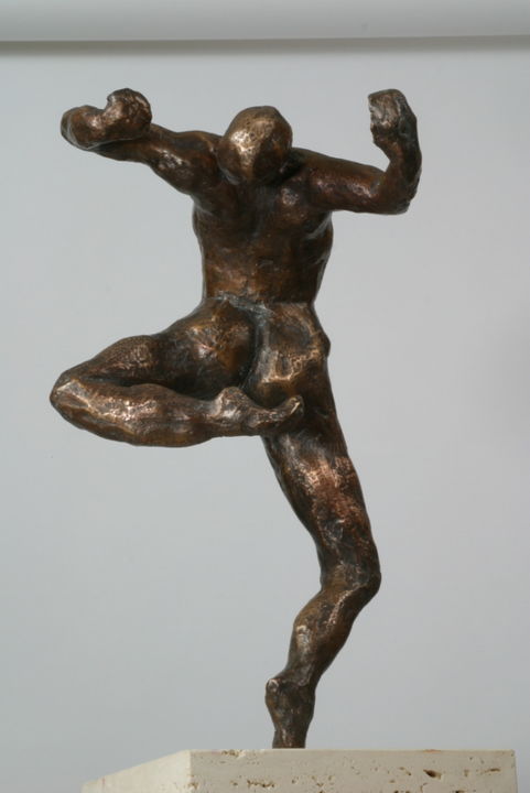 Sculpture intitulée "la danseuse nomade" par Colette Jotterand-Vetter, Œuvre d'art originale