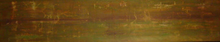 Картина под названием "éclairs sur le lac" - Colette Jotterand-Vetter, Подлинное произведение искусства, Акрил