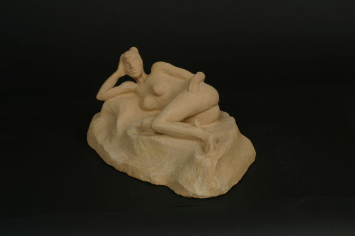 Sculpture titled "farniente" by Colette Jotterand-Vetter, Original Artwork, Terra cotta