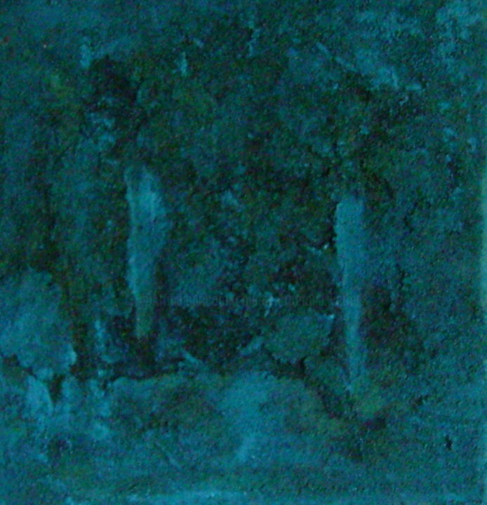 Pintura intitulada "Entrée de la forêt" por Colette Jotterand-Vetter, Obras de arte originais, Acrílico