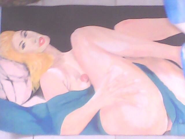 Painting titled "ROSI" by C.Oliva, Original Artwork