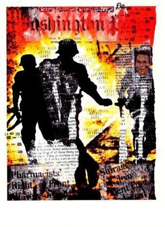 Collages titled "Jim Leftwich" by Collageworks, Original Artwork