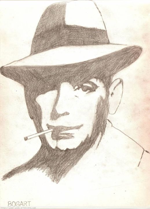 Pintura titulada "BOGART.jpg" por Juan Jose Coll, Obra de arte original