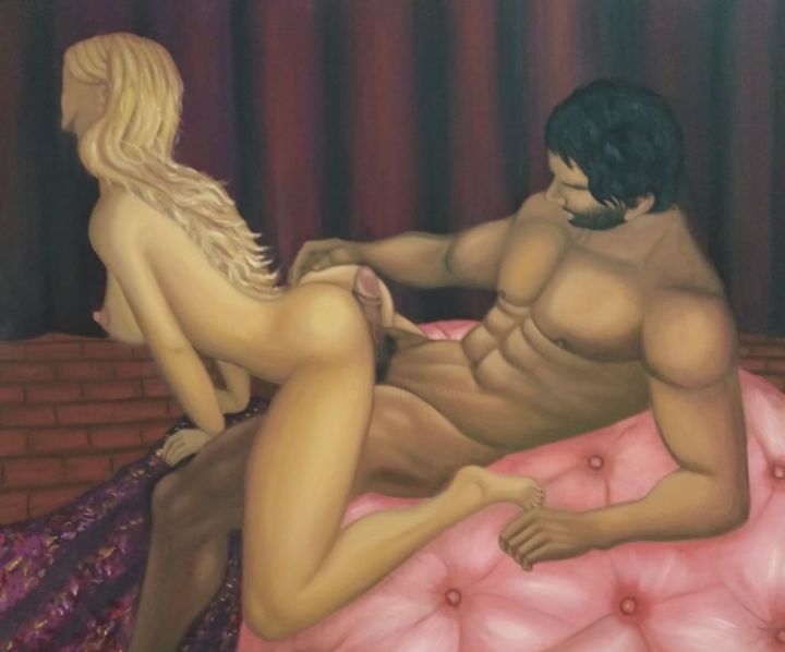 Pintura titulada "Apolonia touch" por Collectibles Megartgallery, Obra de arte original, Oleo