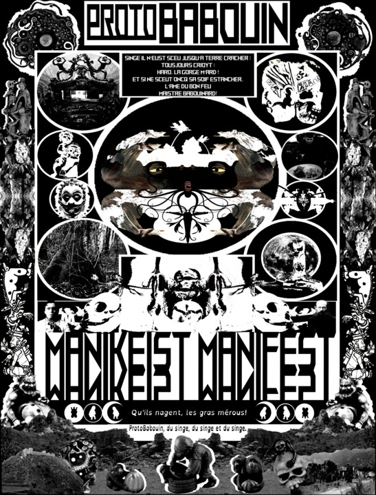 Arts numériques intitulée "ManikeistManifest -…" par Collectif Haro, Œuvre d'art originale, Travail numérique 2D