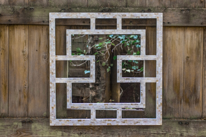 Artisanat intitulée "Cadres en bois" par Colorame, Œuvre d'art originale, Décoration de maison