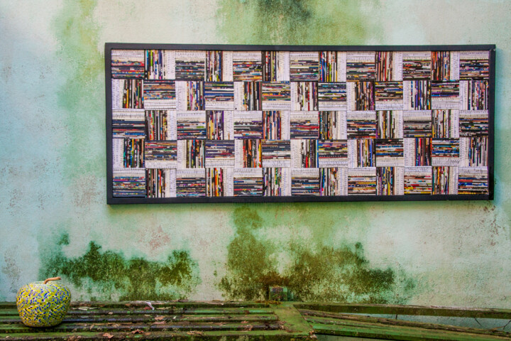 Malarstwo zatytułowany „Tableau papier recy…” autorstwa Colorame, Oryginalna praca