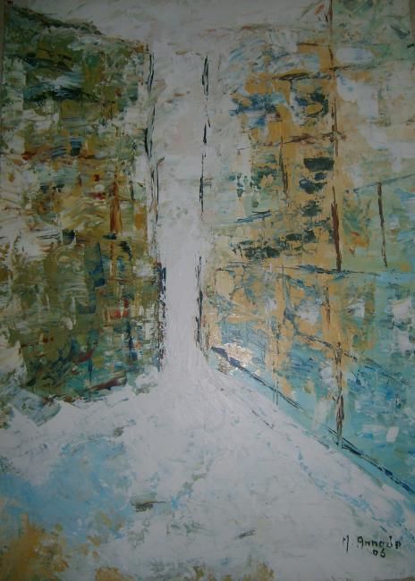 Malerei mit dem Titel "les vieux murs" von Michel Arnodo, Original-Kunstwerk