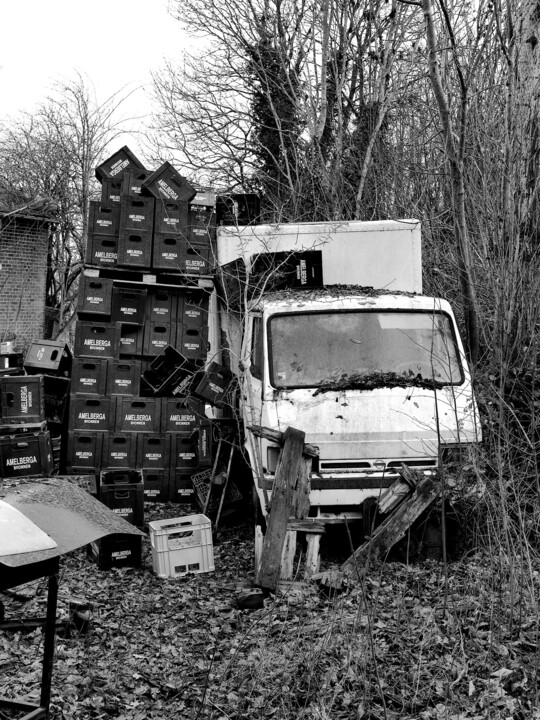 Photographie intitulée "Stranded" par Cometp, Œuvre d'art originale, Photographie numérique