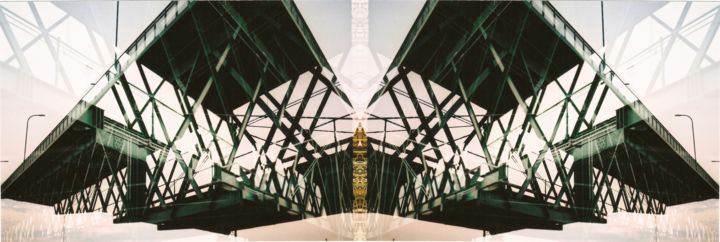 Fotografia intitulada "Bridge to itself" por Complex12, Obras de arte originais