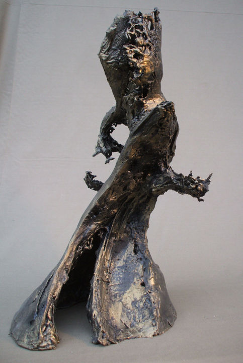 Sculpture titled "DAFNE" by Yuriy Satrini, Original Artwork, Plastic