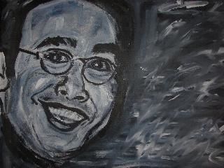 Painting titled "benjamin" by Lisa De Coninck-Matitaputty, Original Artwork