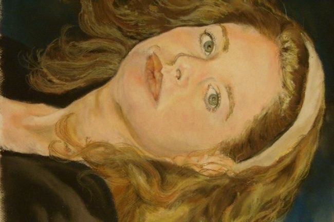 Painting titled "Diane" by Lisa De Coninck-Matitaputty, Original Artwork, Oil