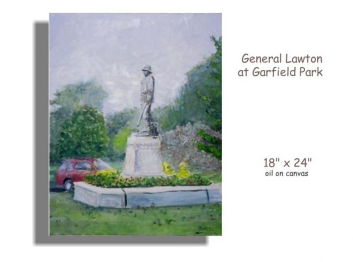 Painting titled "General Lawton at G…" by Berry Connell, Original Artwork