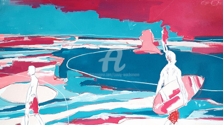 Surfer Auf Bild Pintura Por Conny Wachsmann Artmajeur