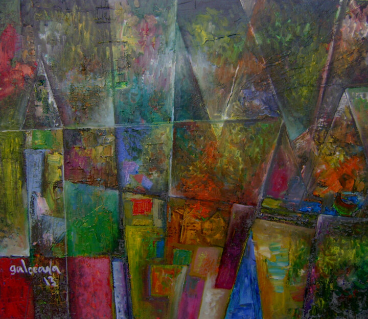 제목이 "Kaleidoscope. Origi…"인 미술작품 Constantin Galceava로, 원작, 기름