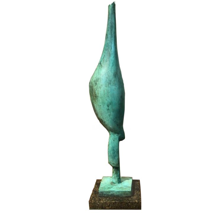 Sculpture titled "Birds “Crane” by Co…" by Constantine Brancusi, Original Artwork, Bronze