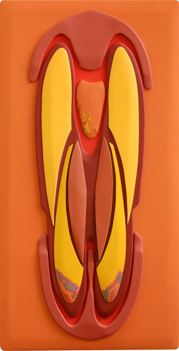 Sculpture titled "Totem" by Gaël Chandelier, Original Artwork