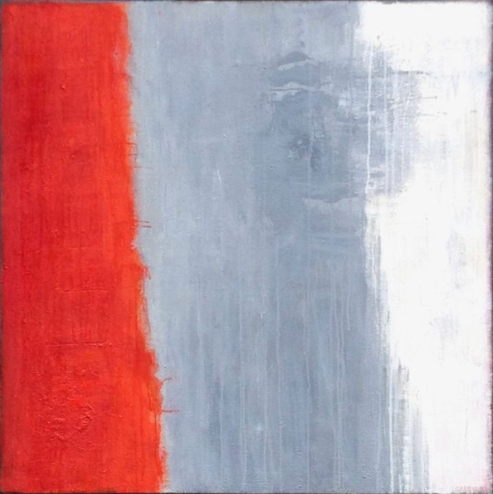 Pintura intitulada "Le jour s'en va" por Paul Carrard, Obras de arte originais, Óleo