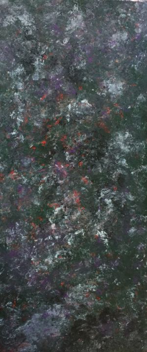 Painting titled "Flowers in spring" by Greg Powell, Original Artwork, Enamel